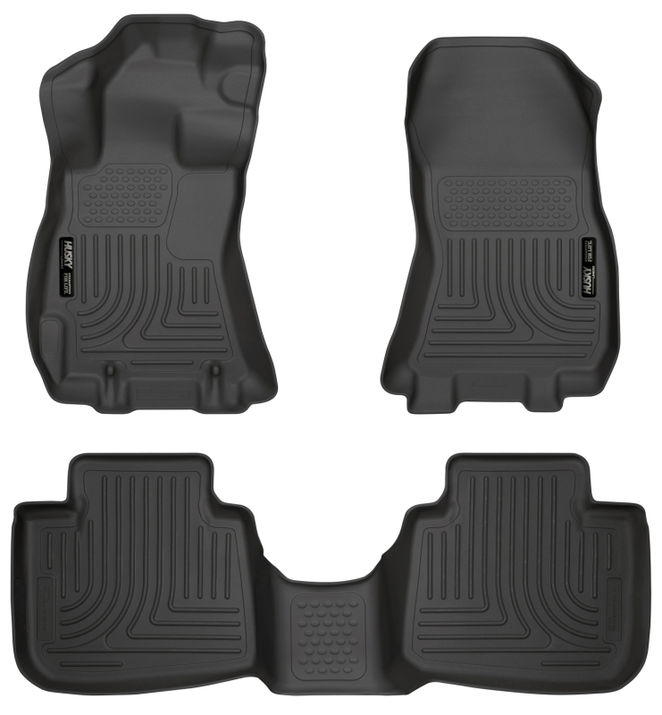 Picture of Husky Liners HL WB-Combo-Black Floor Mats - 99841