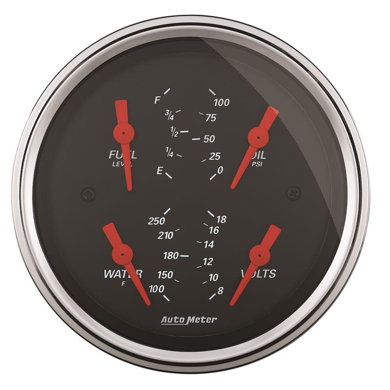 Picture of AutoMeter AM Designer Black Gauges - 1414