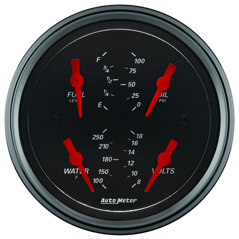 Picture of AutoMeter AM Designer Black Gauges - 1414