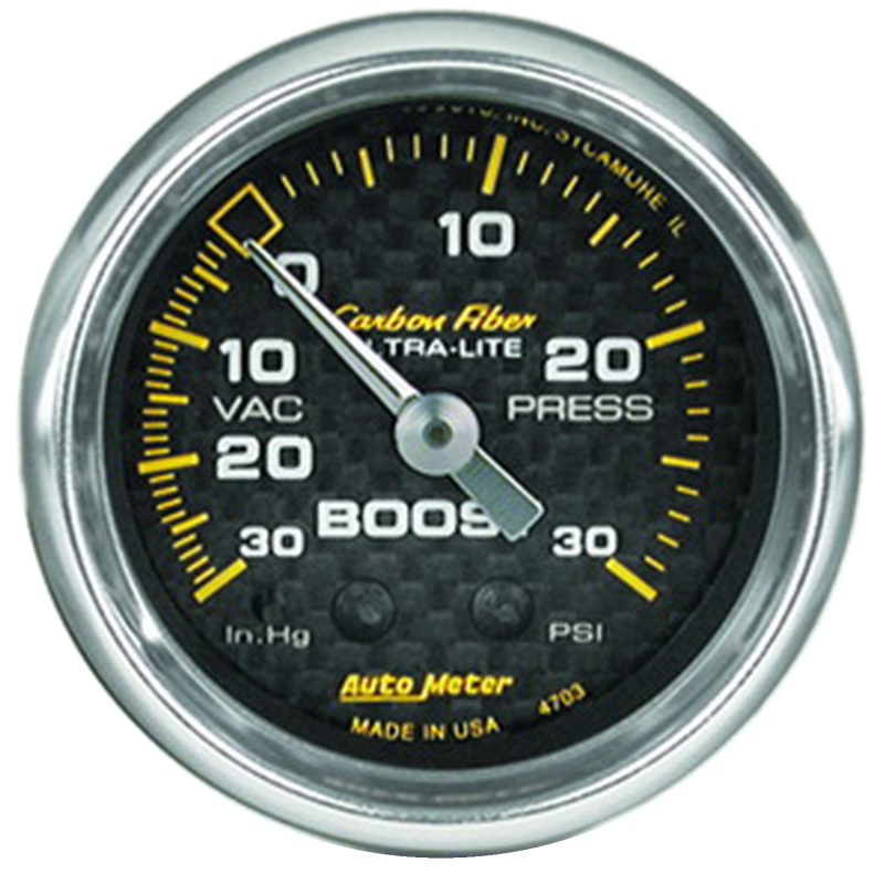 Picture of AutoMeter AM Carbon Fiber Gauges - 4703