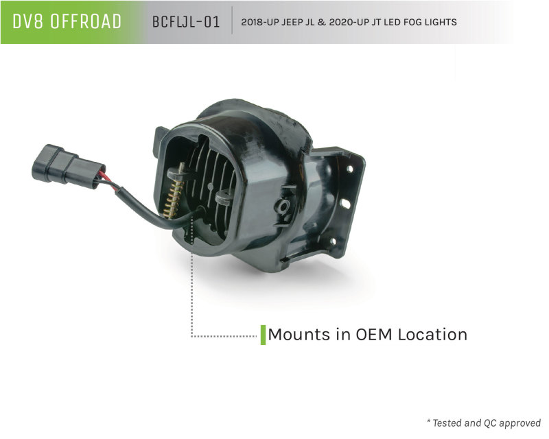 Picture of DV8 Offroad DVE Fog Lights - BCFLJL-01