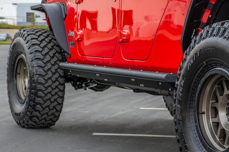 Picture of DV8 Offroad DVE Rock Slider Steps Side Steps - SRGL-02
