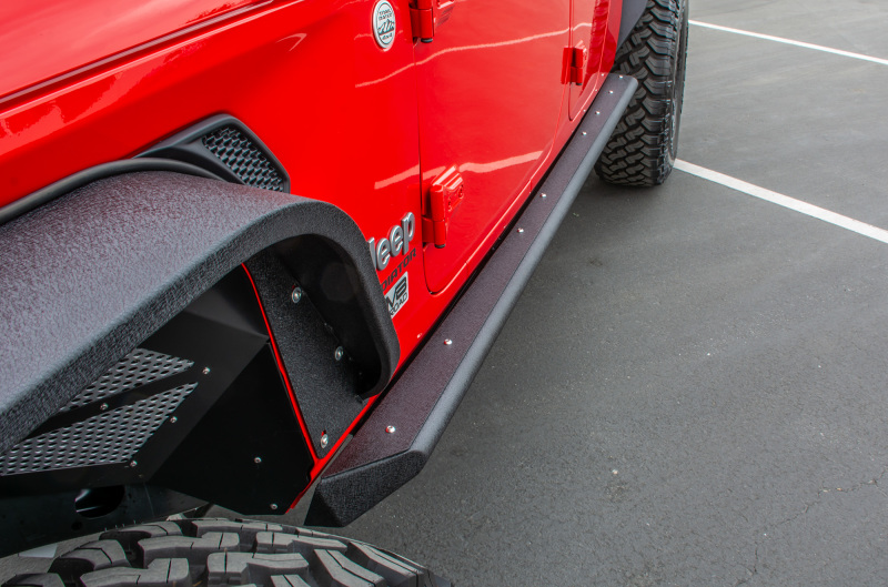 Picture of DV8 Offroad DVE Rock Slider Steps Side Steps - SRGL-02