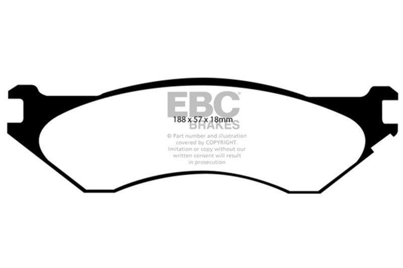 Picture of EBC Yellowstuff Brake Pad Sets - DP41729R