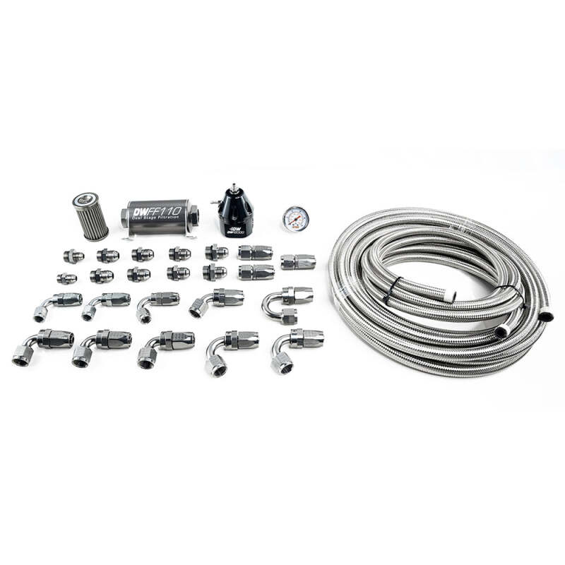 Picture of DeatschWerks DW X2 Plumbing Kit Fuel Pumps - 6-603