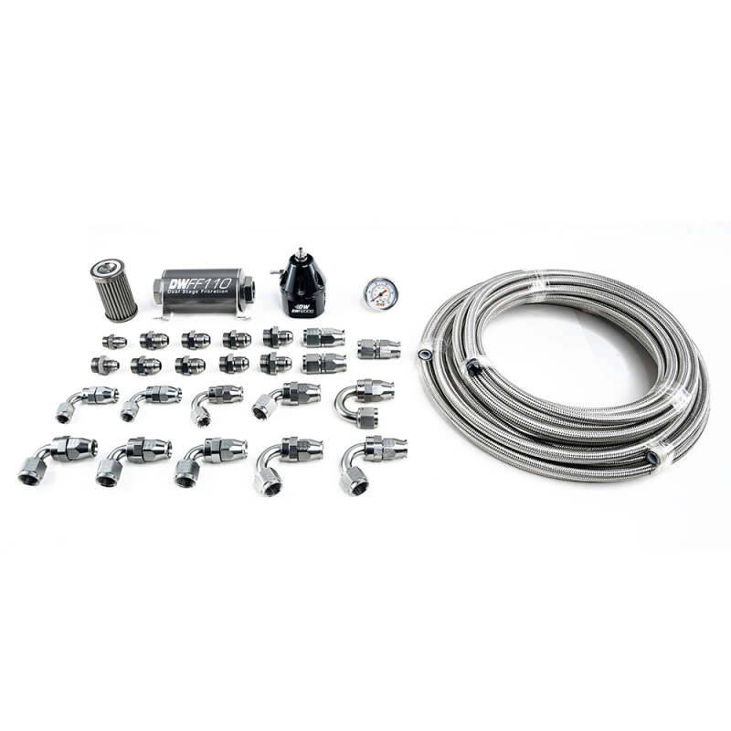 Picture of DeatschWerks DW X2 Plumbing Kit Fuel Pumps - 6-604