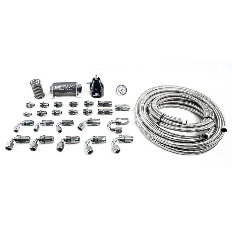 Picture of DeatschWerks DW X2 Plumbing Kit Fuel Pumps - 6-605