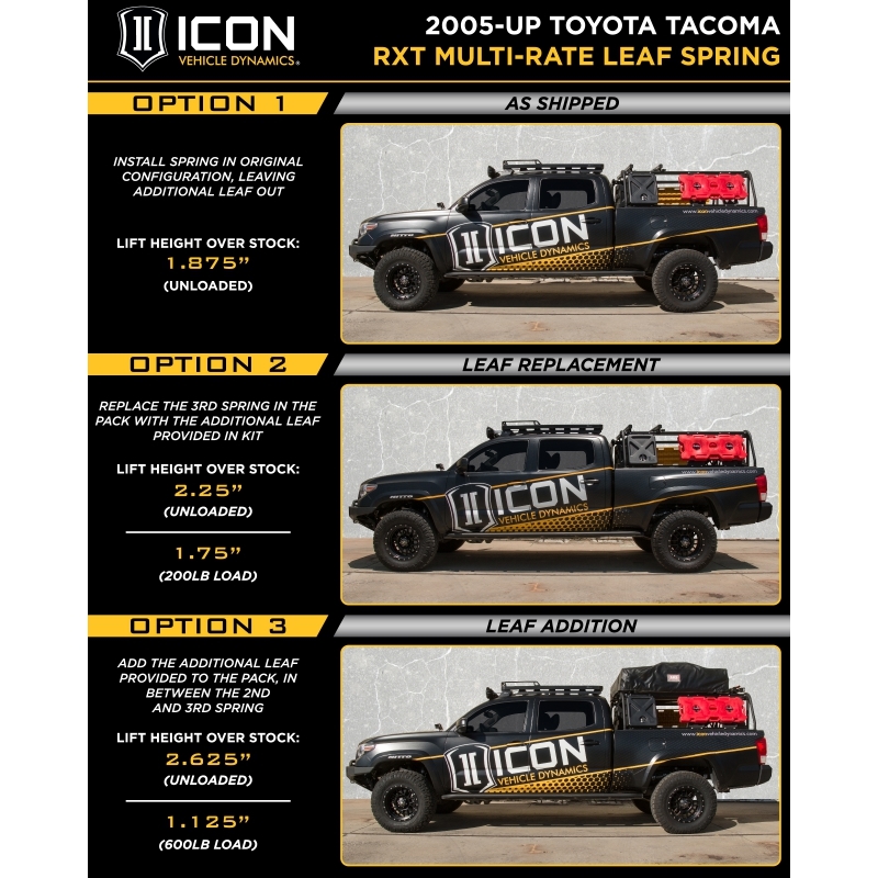 Picture of ICON ICO Leaf Springs Leaf Springs & Accessories - 158505