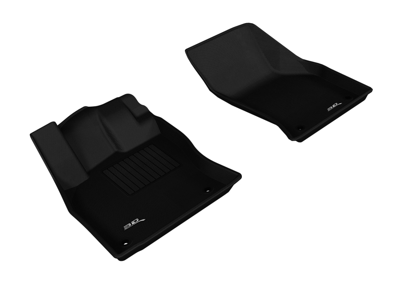 Picture of 3D MAXpider ACE Kagu-Front-Black Floor Mats - L1AD03311509