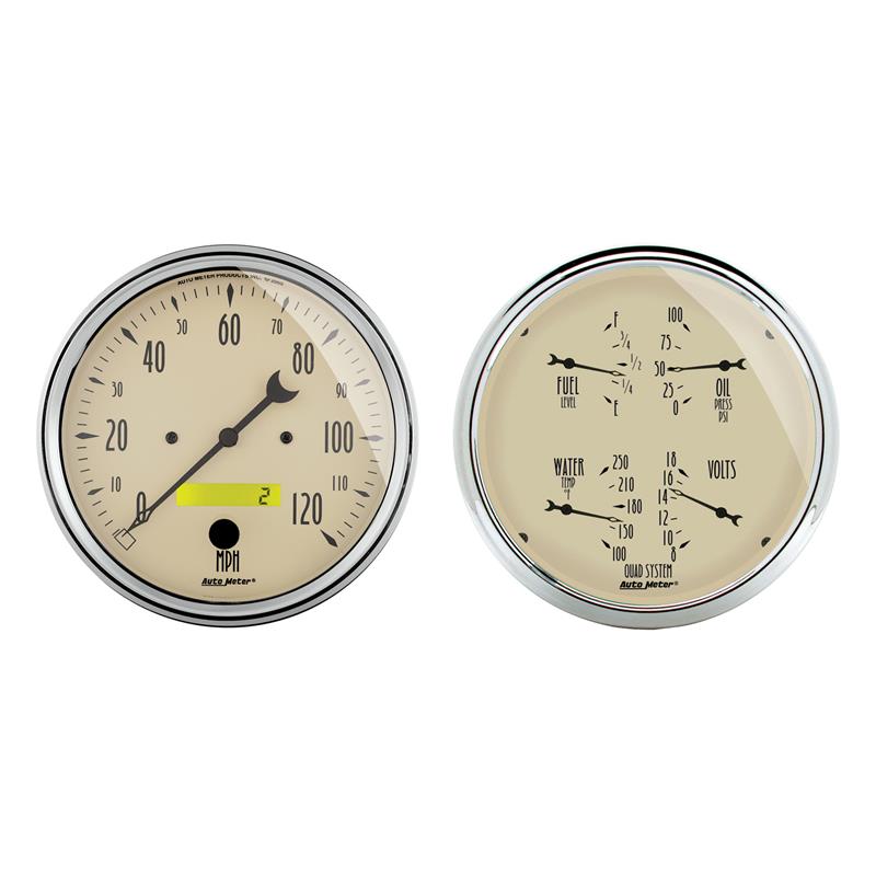 Picture of AutoMeter AM Antique Beige Gauges - 1803