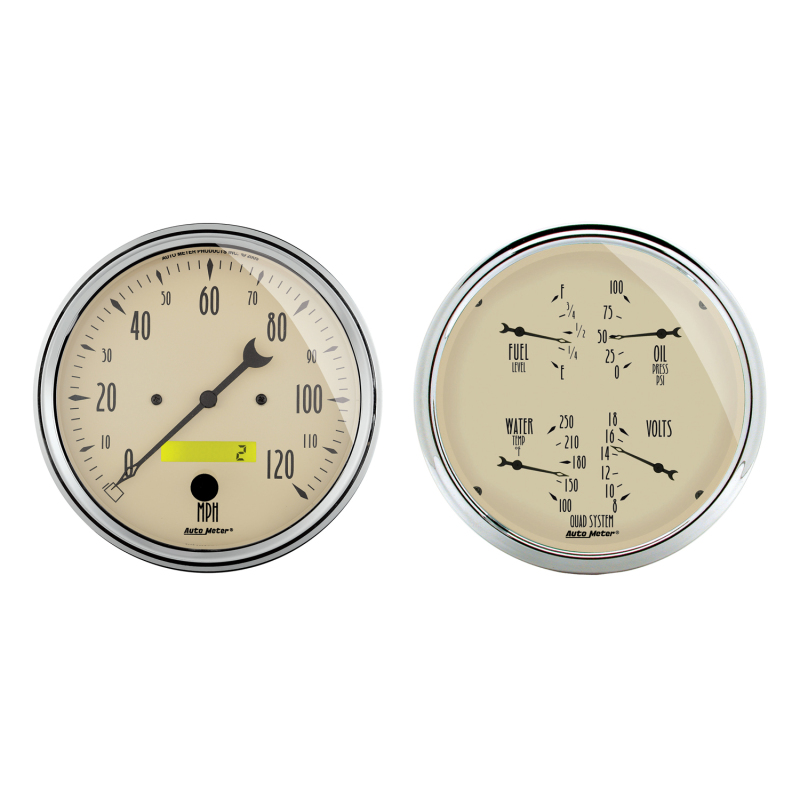 Picture of AutoMeter AM Antique Beige Gauges - 1803
