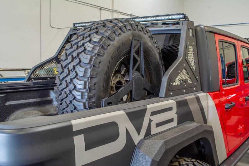 Picture of DV8 Offroad DVE Tire Carriers Chase Racks - TCGL-02