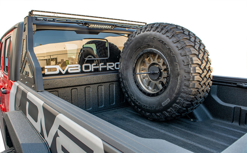 Picture of DV8 Offroad DVE Tire Carriers Chase Racks - TCGL-02