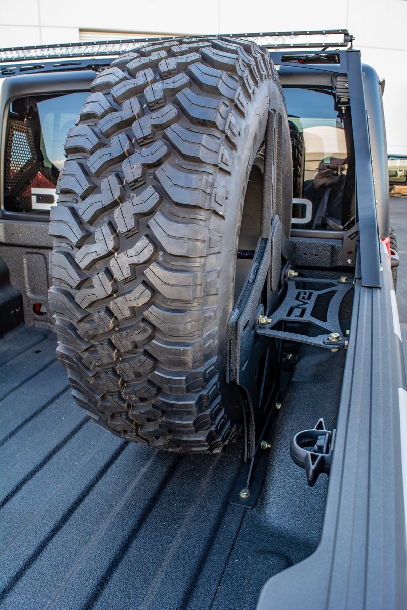 Picture of DV8 Offroad DVE Tire Carriers Chase Racks - TCGL-02