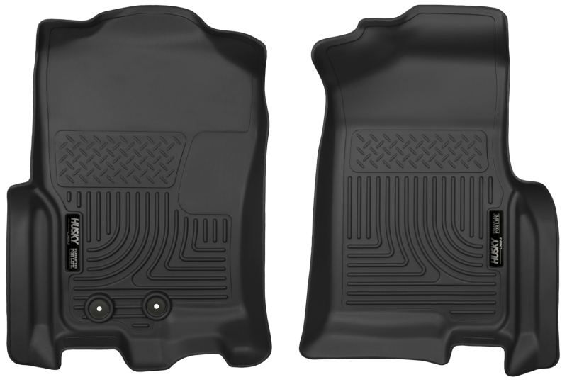 Picture of Husky Liners HL XAC-Front-Black Floor Mats - 55341