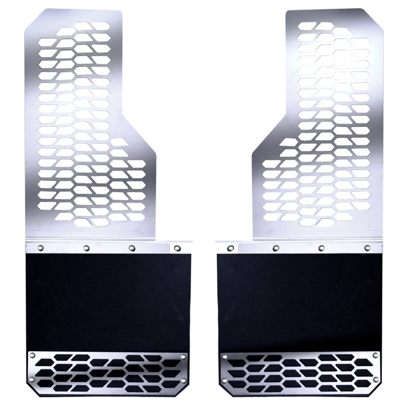 Picture of Putco PUT Mud Skins-Polished SS Mud Flaps - 78030