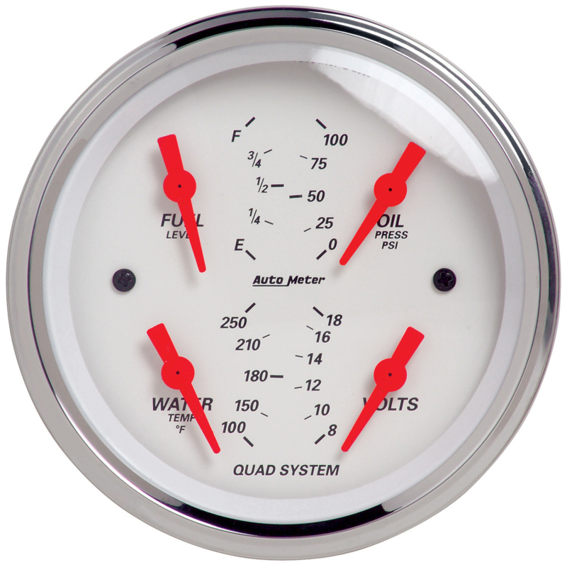 Picture of AutoMeter AM Arctic White Gauges - 1312