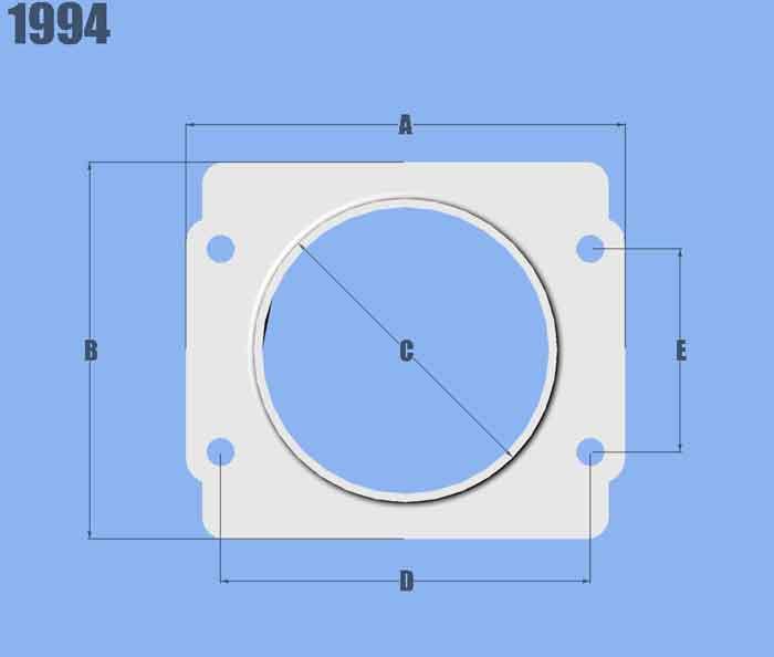 Picture of Vibrant VIB MAF Adapter Plates Flanges - 1994