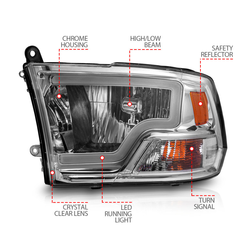 Picture of ANZO ANZ Crystal Headlights - 111516