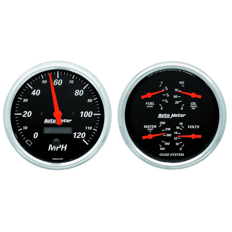 Picture of AutoMeter AM Designer Black Gauges - 1403