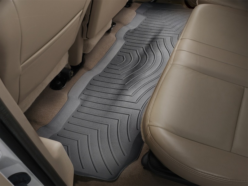 Picture of WeatherTech WT FloorLiner-Rear-Blk Floor Mats - 440022