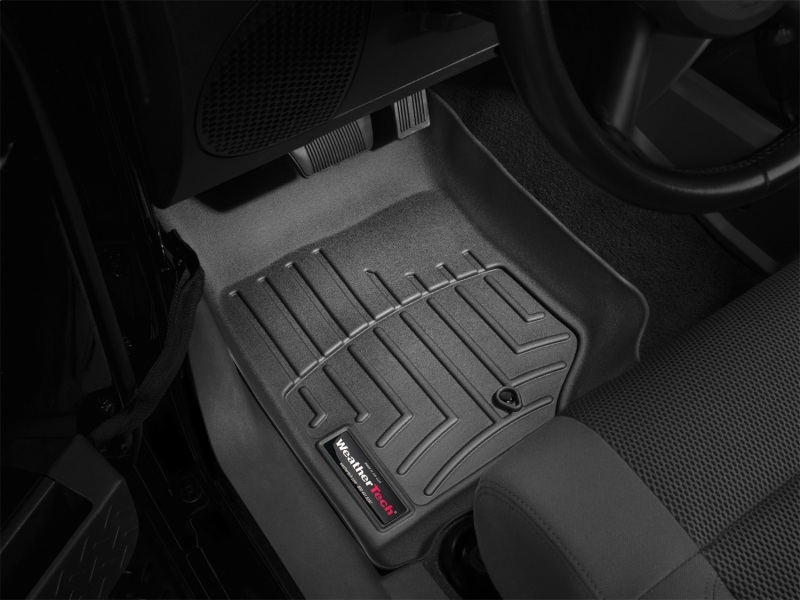 Picture of WeatherTech WT FloorLiner-Front-Blk Floor Mats - 441051