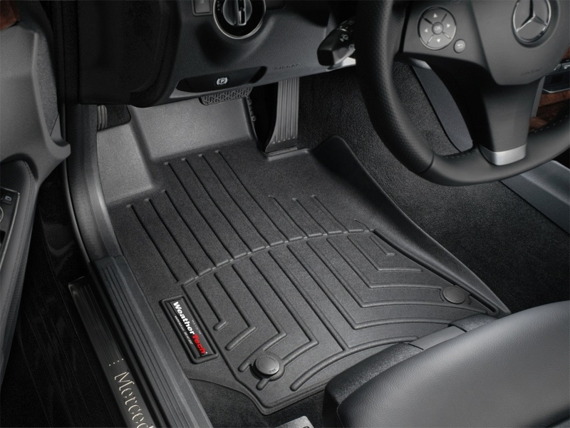Picture of WeatherTech WT FloorLiner-Front-Blk Floor Mats - 442581