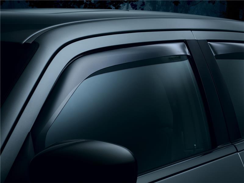 Picture of WeatherTech WT Deflector-Frnt-Drk Smk Wind Deflectors - 80740