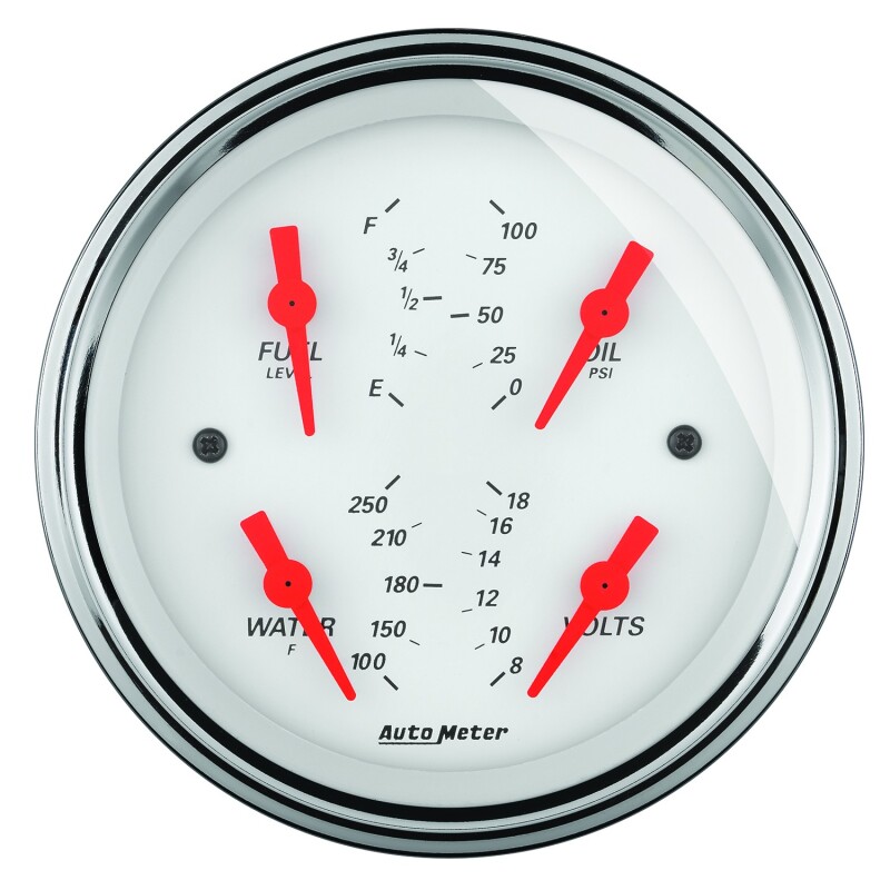 Picture of AutoMeter AM Arctic White Gauges - 1319