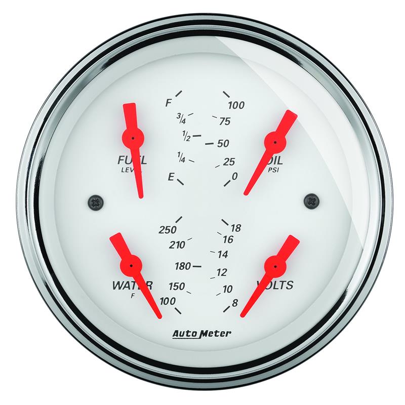 Picture of AutoMeter AM Arctic White Gauges - 1319