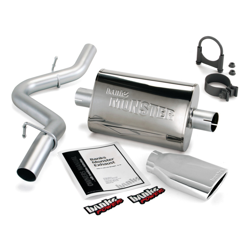 Picture of Banks Power GBE Monster Exhaust Chrome Tip Catback - 51312