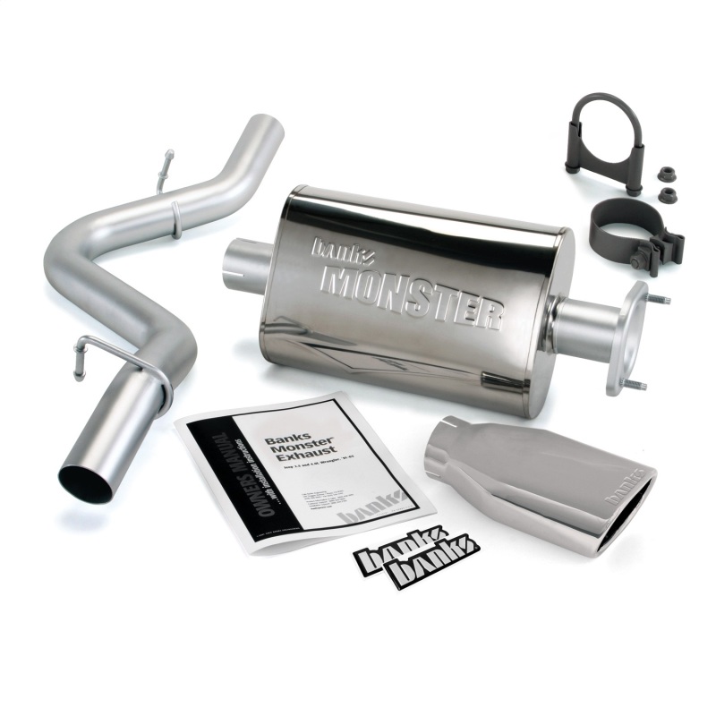 Picture of Banks Power GBE Monster Exhaust Chrome Tip Catback - 51313