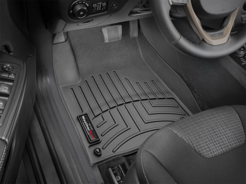 Picture of WeatherTech WT FloorLiner-Front-Blk Floor Mats - 448331