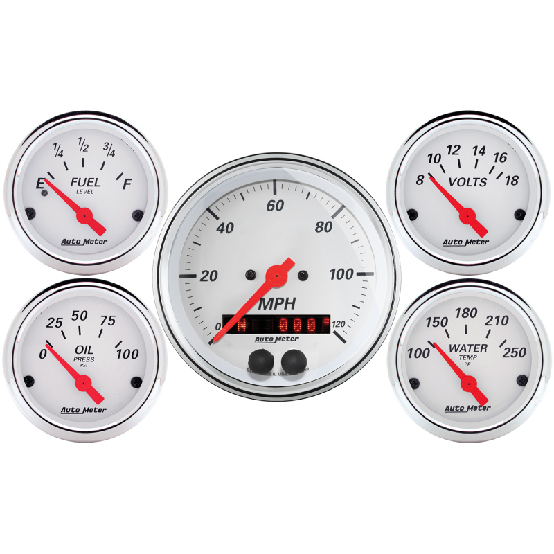 Picture of AutoMeter AM Arctic White Gauges - 1350