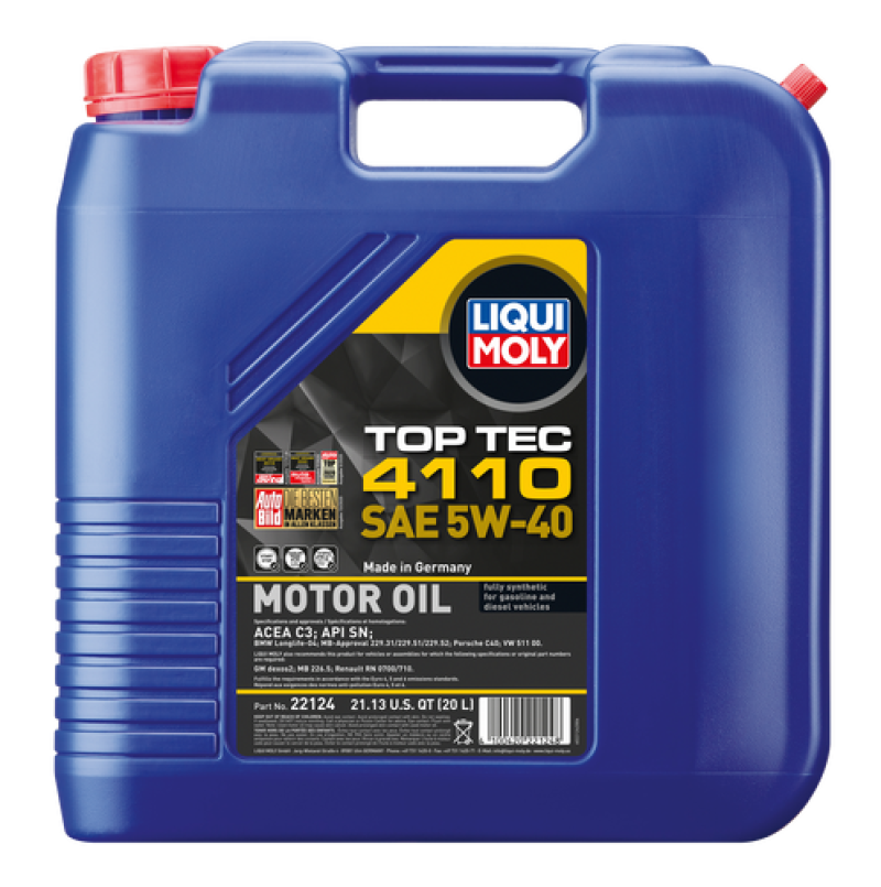 Picture of LIQUI MOLY LQM Motor Oil-Top Tec 4110 - 22124