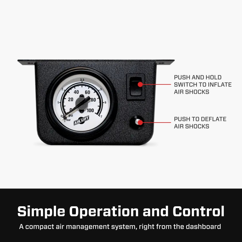 Picture of Air Lift ALF LCI Single Gauges - 25592