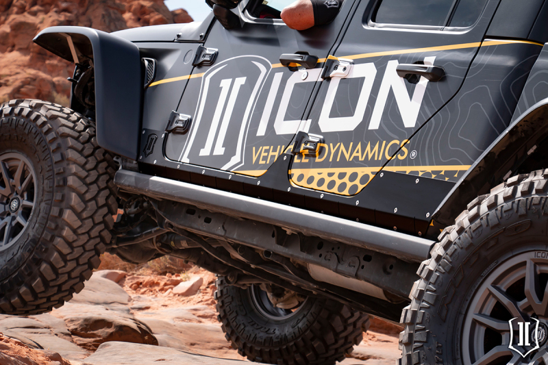Picture of ICON ICO Rock Sliders & Guards Body Armor & Rock Rails - 25169
