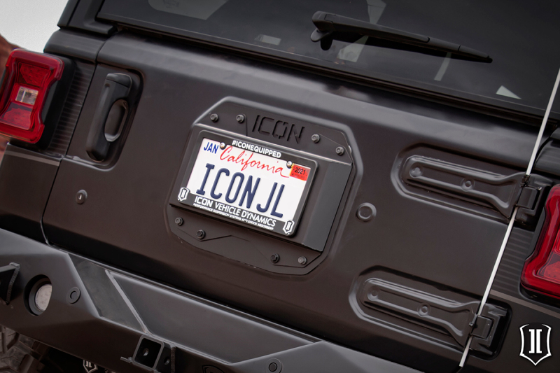 Picture of ICON ICO Spare Tire Deletes Spare Tire Carriers - 25170