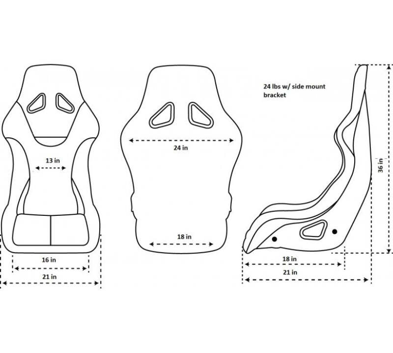 Picture of NRG Seats-Single Race Seats - FRP-302OR-ULTRA