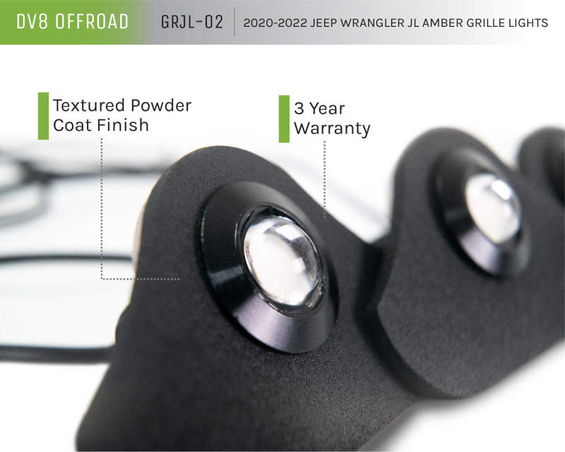 Picture of DV8 Offroad DVE LED Light Bars & Cubes - GRJL-02