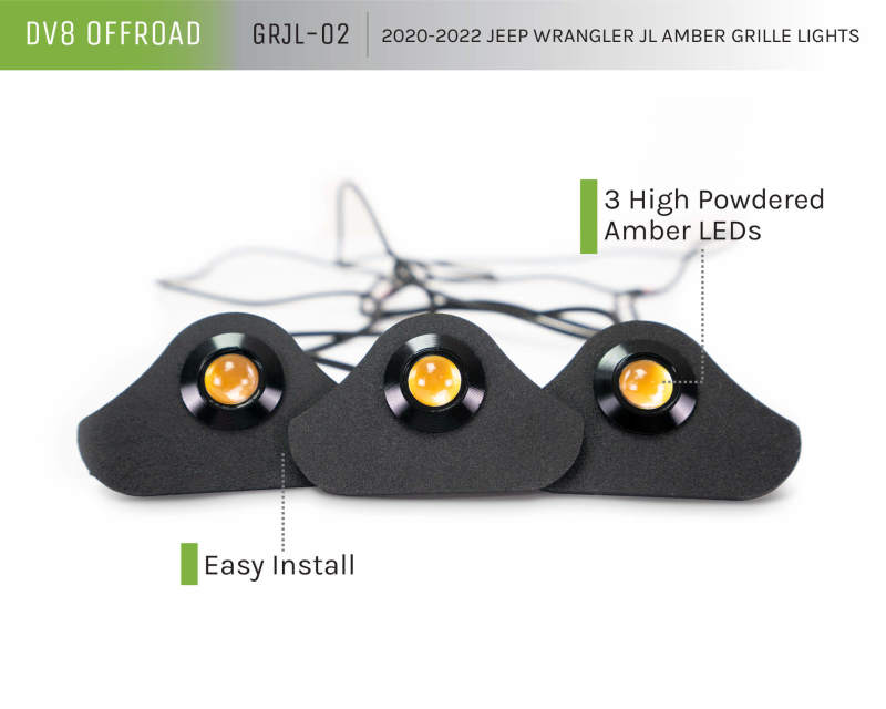 Picture of DV8 Offroad DVE LED Light Bars & Cubes - GRJL-02