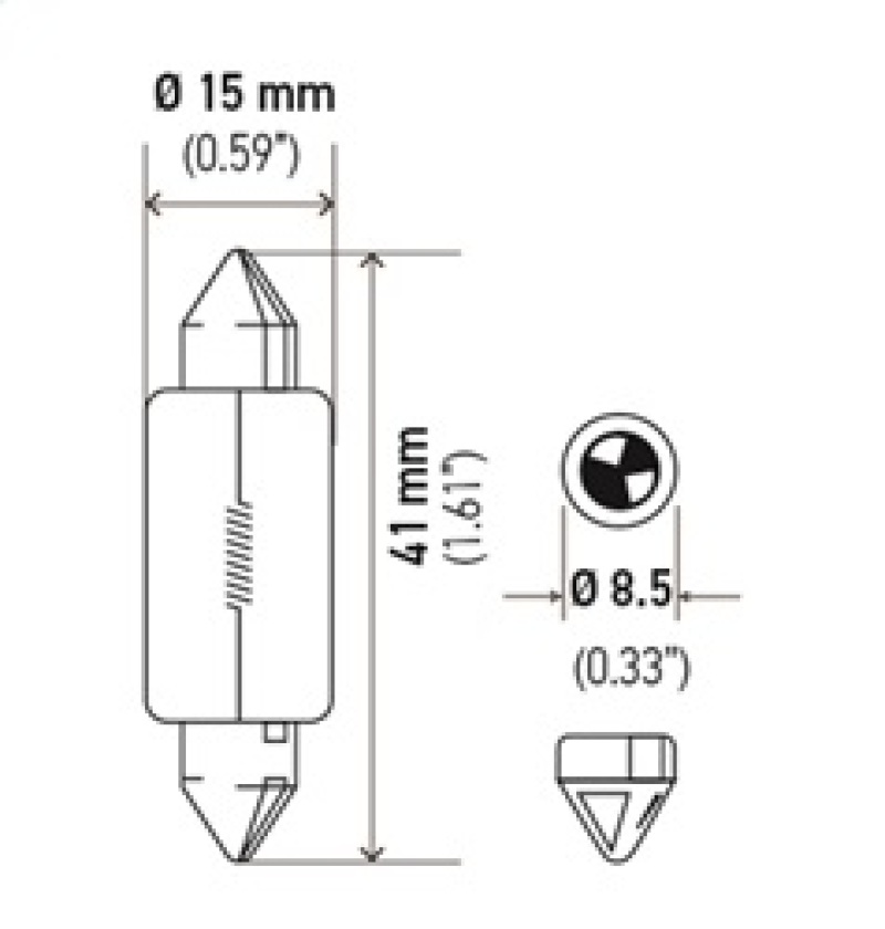 Picture of Hella Miniature Bulb - 6451