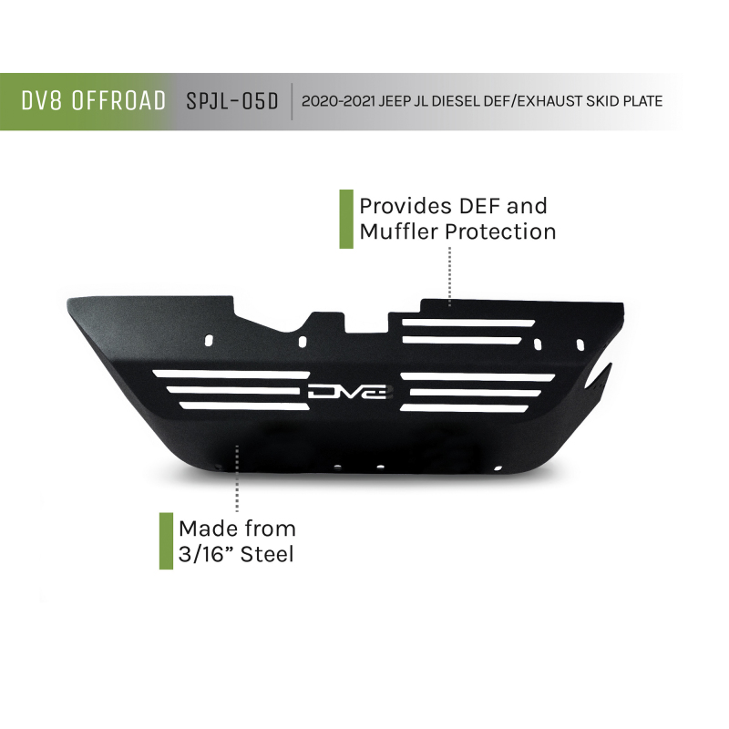 Picture of DV8 Offroad DVE Skid Plates - SPJL-05D