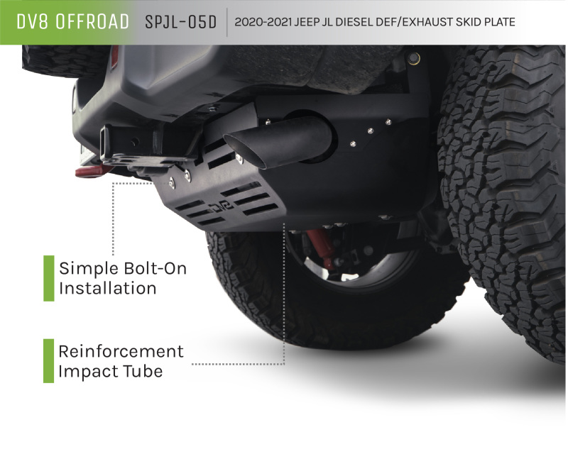 Picture of DV8 Offroad DVE Skid Plates - SPJL-05D