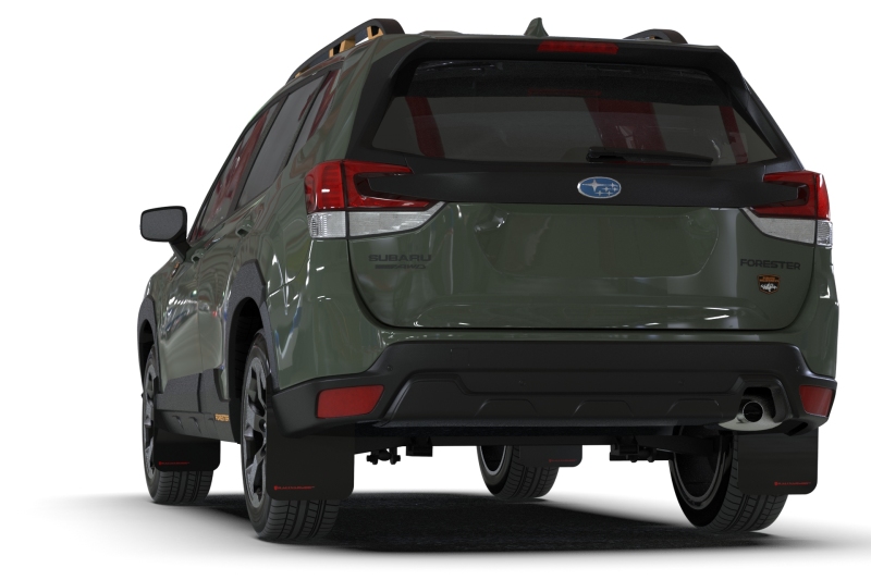 Picture of Rally Armor RAL UR Blk Flap/Rd Logo Mud Flaps - MF82-UR-BLK/RD