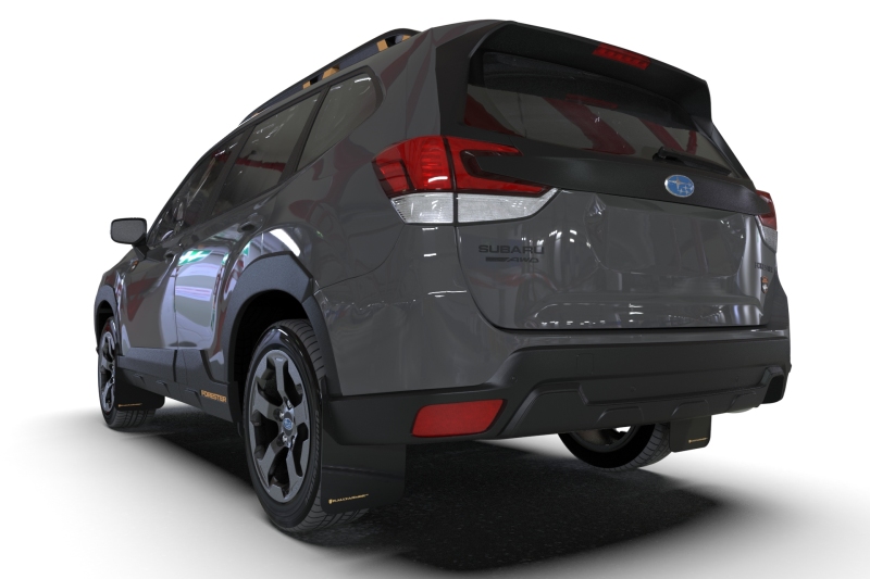 Picture of Rally Armor RAL UR Blk Flap/Rd Logo Mud Flaps - MF82-UR-BLK/RD