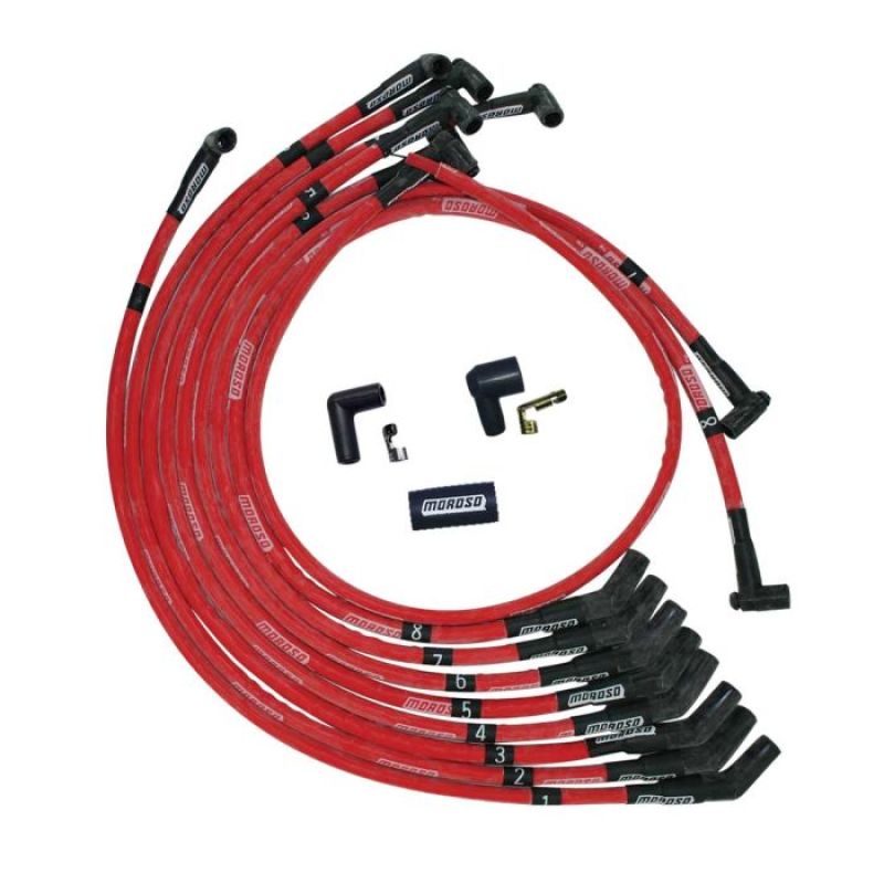 Picture of Moroso MOR Ignition-Wire Set Spark Plug Wire Sets - 52572
