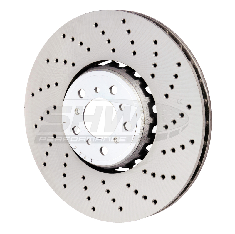 Picture of SHW Performance SHW Drilled Lightweight Rotors Brake Rotors - BFR48502