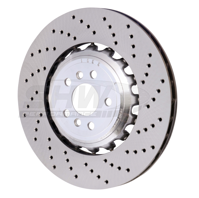 Picture of SHW Performance SHW Drilled Lightweight Rotors Brake Rotors - BRR42504