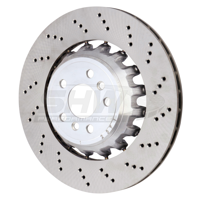 Picture of SHW Performance SHW Drilled Lightweight Rotors Right Brake Rotors - BRR43504